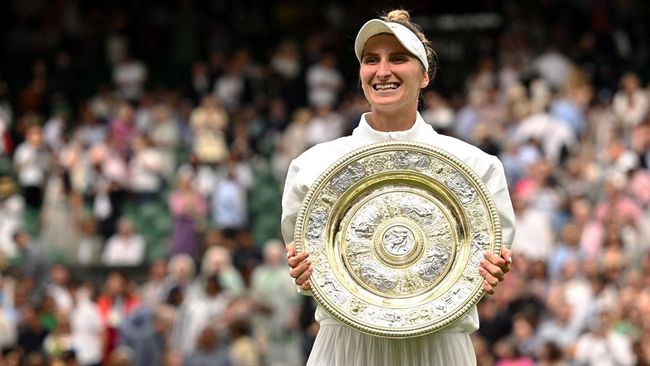 Vondrousova Juara Tunggal Putri Wimbledon 2023, Sejarah Baru Tercipta