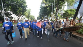 PWI Pusat Gelar Jalan Santai Peringati HUT ke-62 IKWI