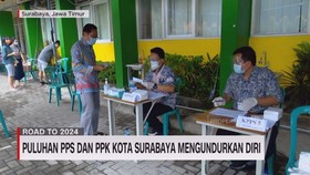 VIDEO: Puluhan PPS Dan PPK Kota Surabaya Mengundurkan Diri