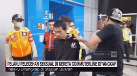 VIDEO: Pelaku Pelecehan Seksual di Kereta Commuterline Ditangkap