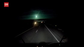 VIDEO: Detik-detik Meteor Melintas di Langit Louisiana