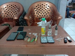 Oknum Pimpinan Media di Bandar Lampung Ditangkap Saat Pesta Sabu