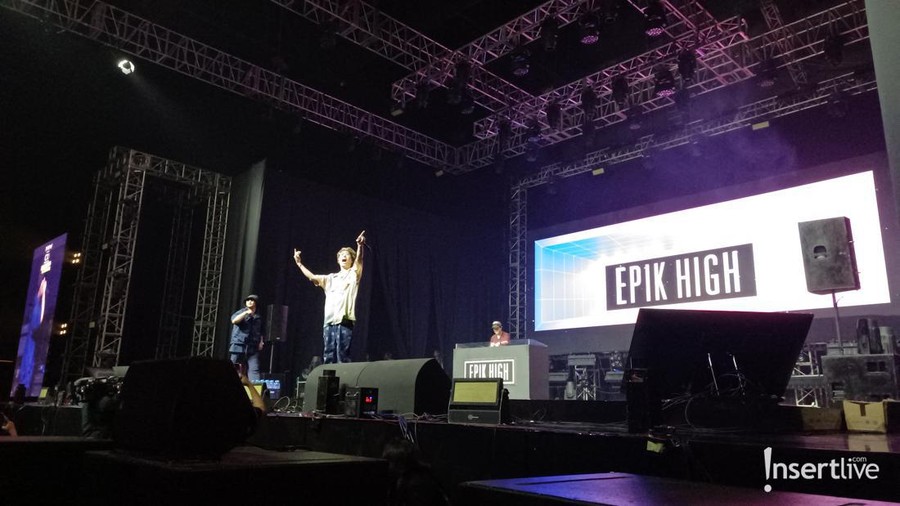 Epik High di panggung CXO Media Live On Stage
