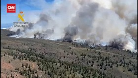 VIDEO: Penampakan Kebakaran 4.500 Hektare Lahan di Spanyol