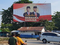 Ramai Baliho Jokowi Dukung Prabowo-Ganjar di Pekanbaru, Begini Respons PDIP