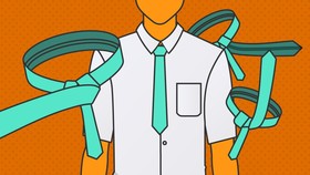 INFOGRAFIS: Cara Memakai Dasi Sekolah yang Mudah dan Rapi