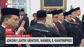 VIDEO: Jokowi Lantik Sejumlah Menteri,  Wamen Baru & Wantimpres