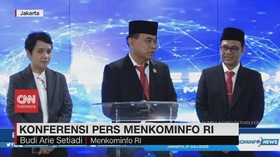 VIDEO: Konferensi Pers Menkominfo Baru