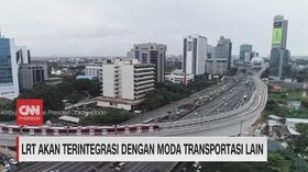 VIDEO: LRT Akan Terintegrasi dengan Moda Transportasi Lain