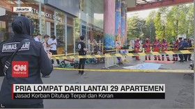 VIDEO: Pria Lompat Dari Lantai 29 Apartemen