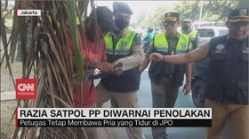 VIDEO: Razia Satpol PP Diwarnai Penolakan