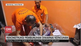 VIDEO: Rekonstruksi Pembunuhan Diwarnai Kericuhan