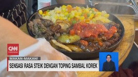 VIDEO: Sensasi Rasa Steik dengan Toping Sambal Korek