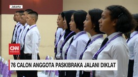 VIDEO: 76 Calon Anggota Paskibraka Jalani Diklat
