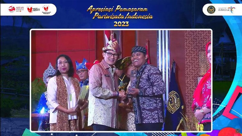 Kabupaten Klaten berhasil memboyong pulang penghargaan juara lima lomba video Bangga Berwisata di Indonesia (BBWI), dalam acara APPI 2023 Kemenparekraf RI.