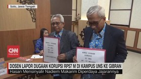 VIDEO: Dosen Lapor Dugaan Korupsi Rp.57 M di Kampus UNS ke Gibran