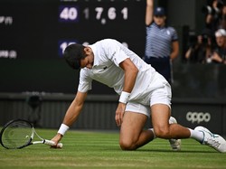 Djokovic Banting Raket di Final Wimbledon, Didenda Rp 119 Juta