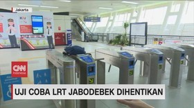 VIDEO: Uji Coba LRT Dihentikan, Seperti Ini Kondisinya