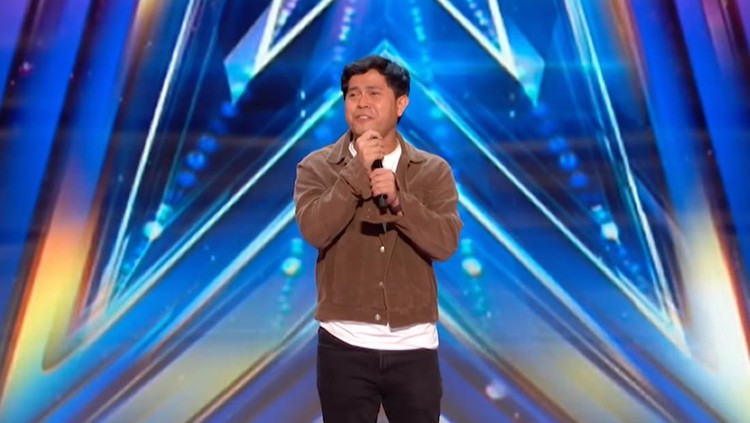 CAKRA KHAN saat audisi AGT 2023.