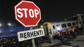 Kecelakaan KA Taksaka Vs Truk di Bantul, Masinis dan Asisten Terluka
