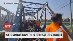 VIDEO: KA Brantas dan Truk Selesai Dievakuasi