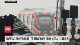 VIDEO: Investasi Rp.32 Triliun, LRT Jabodebek Balik Modal 13 Tahun