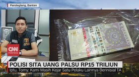 VIDEO: Polisi Sita Uang Palsu Rp.15 Triliun