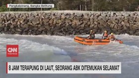 VIDEO: 8 Jam Terapung di Laut, Seorang ABK Ditemukan Selamat