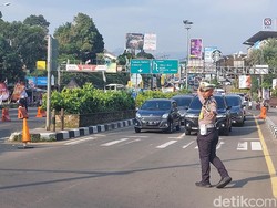 One Way Arah Jakarta Berakhir, Lalin Kawasan Puncak Bogor Kembali Normal