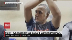 VIDEO: Ini Penjelasan Sopir Truk Mogok Yang Ditabrak KA Brantas