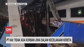 VIDEO: PT KAI: Tidak Ada Korban Jiwa dalam Kecelakaan KA Tabrak Truk
