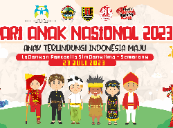 Kapan Hari Anak Nasional 2023? Ini Tanggal, Tema, Logonya