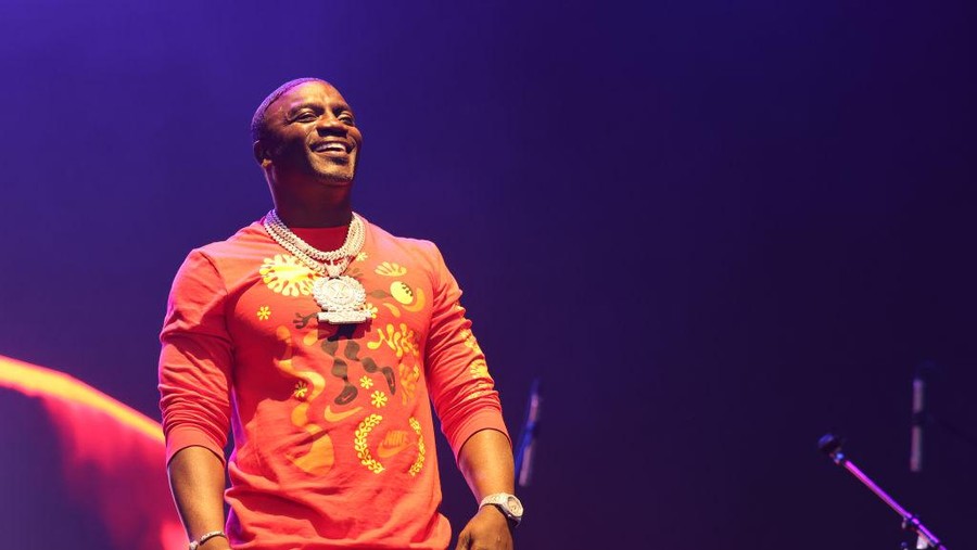 Akon AUCKLAND, NEW ZEALAND - NOVEMBER 13: Akon performs during Friday Jams Live at Western Springs Stadium on November 13, 2022 in Auckland, New Zealand. (Photo by Dave Simpson/WireImage)