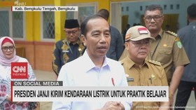 VIDEO: Presiden Janji Kirim Kendaraan Listrik Untuk Praktik Belajar