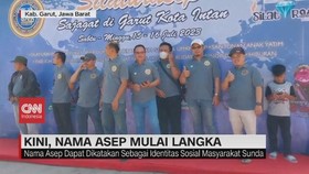 VIDEO: Kini, Nama Asep Mulai Langka
