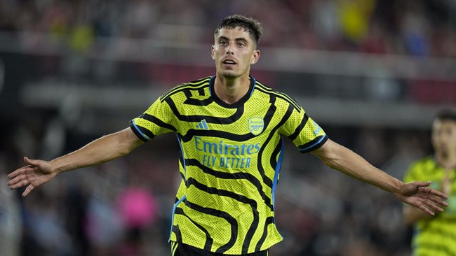 Kai Havertz bisa mencetak gol indah dalam laga Arsenal vs MLS All-Stars usai tampil memalukan dalam acara Cross and Volley challenge.