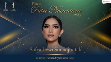 Sofya Dewi Simanjuntak, Finalis Putri Nusantara 2023 Suka Seni sejak Kecil