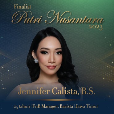 Lewat Putri Nusantara 2023, Jennifer Calista Ingin Tingkatkan Minat Kopi Lokal