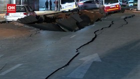 VIDEO: Ledakan Misterius di Johannesburg Afsel, Jalan Utama Hancur