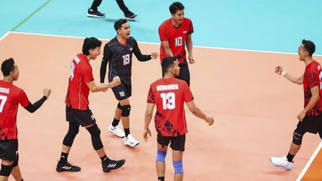 Agenda Persaingan sengit Timnas Voli Putra Indonesia di AVC Challenge Cup 2024