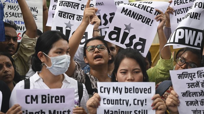 PM India Narendra Modi mengecam kasus kekerasan seksual di negara bagian Manipur tidak bisa dimaafkan.