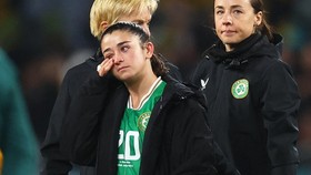 FOTO: Tangis Marissa Sheva di Australia vs Irlandia