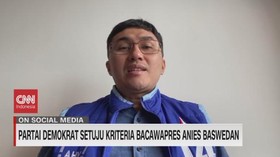 VIDEO: Partai Demokrat Setuju Kriteria Bacawapres Anies Baswedan