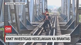 VIDEO: KNKT Investigasi Kecelakaan KA Berantas