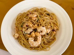 Resep Spaghetti Alglio Olio Udang yang Gurih Mulur Pedas