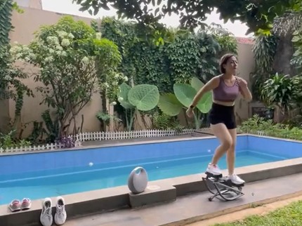 7 Potret Rumah Cynthia Lamusu, Banyak Spot untuk Olahraga