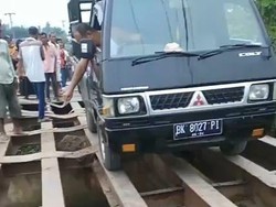 Jembatan di Sergai yang Bikin Warga Tewas Sudah 2 Tahun Rusak