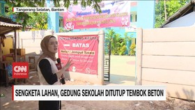 VIDEO: Sengketa Lahan, Gedung Sekolah Ditutup Tembok Beton
