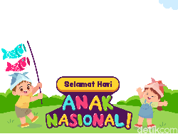 25 Twibbon Hari Anak Nasional 2024 Keren, Cocok Diunggah di Medsos!