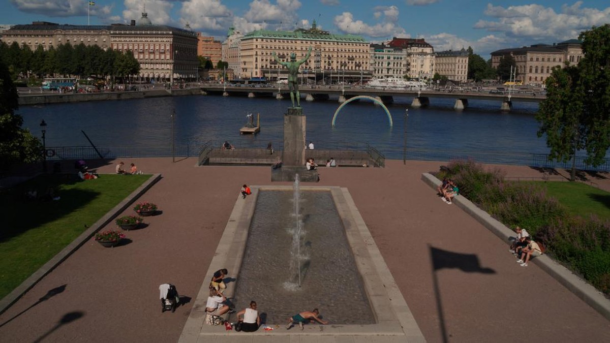 FOTO: Jelajah Bangunan Tua di Kota Stockholm Swedia